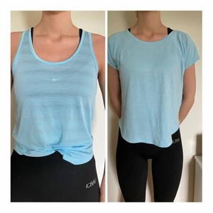 Ett sätt på en träningtröja och en träningtop  - Ljusblå träningstoppen från SOC, oanvända.