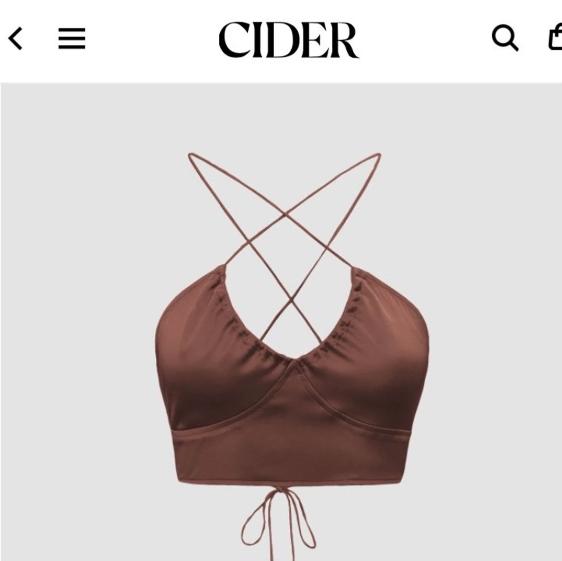 Halter top i str L från Cider - 90