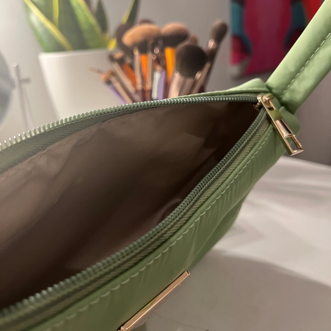 Grön axelväska - 91