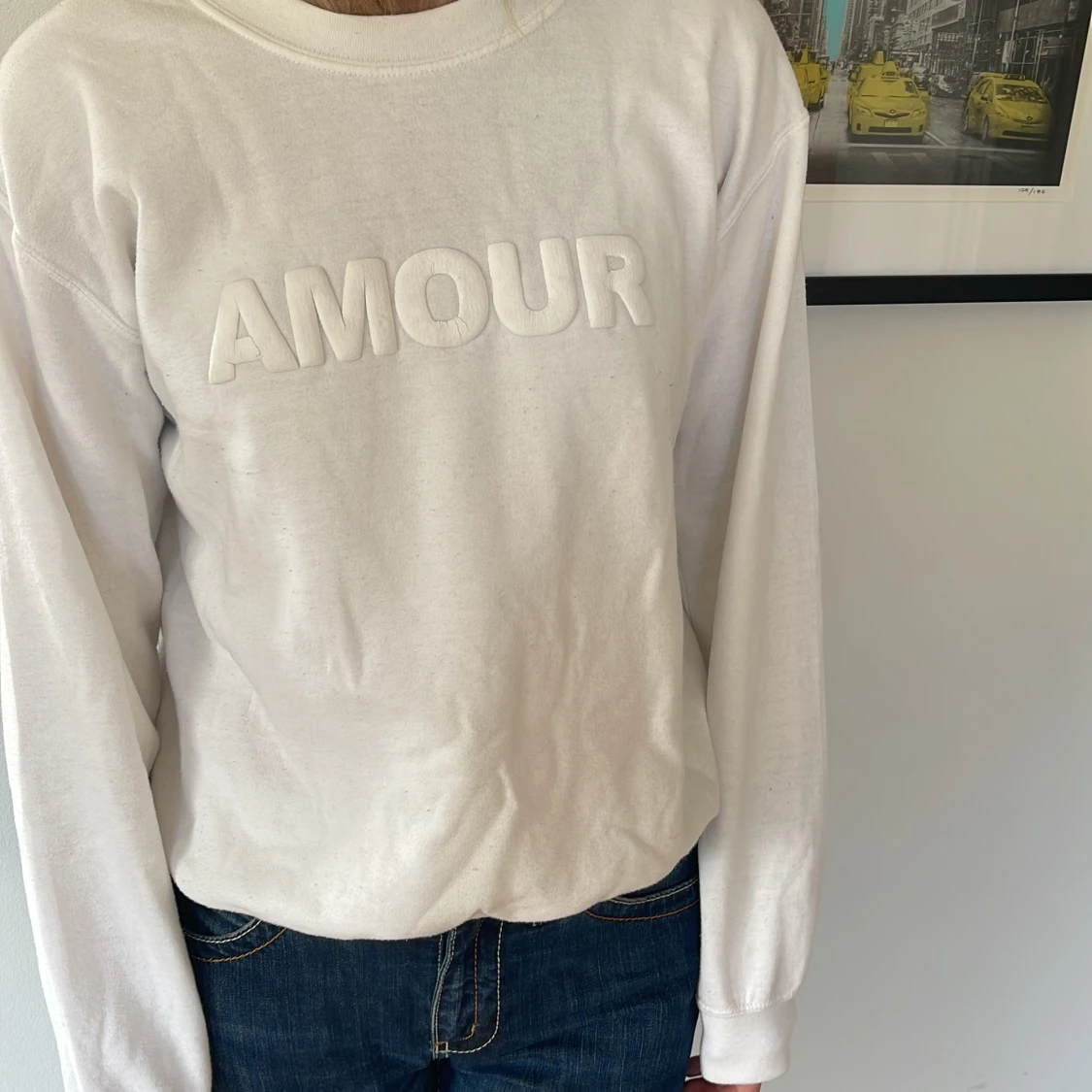 Collegetröja amour  - 90