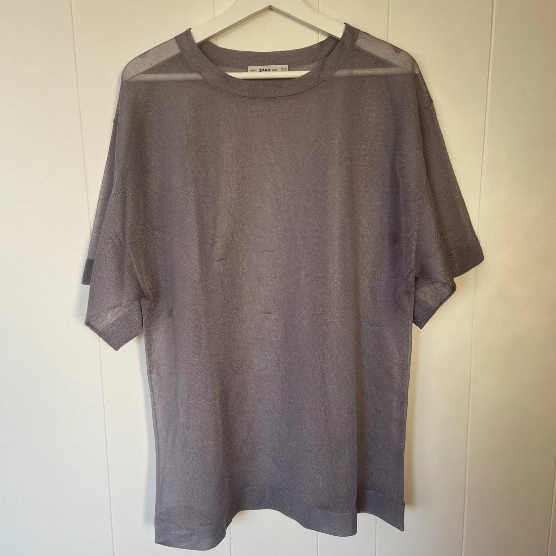 Glittrig oversize t-shirt - 91