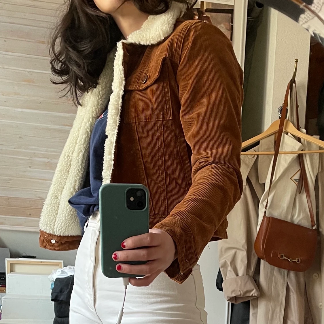 Fodrad manchesterjacka