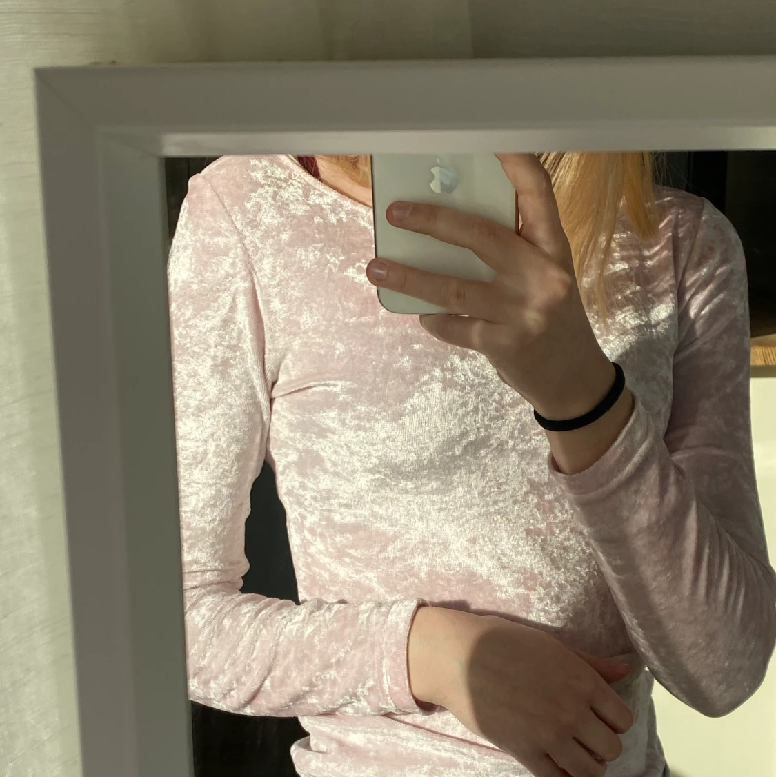 Rosa sammetströja  - 90