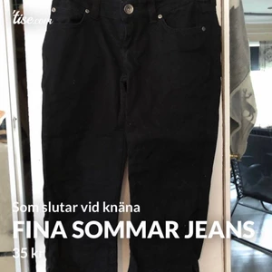 Fina sommar jeans  - Fina jeans som slutar vid knäna🌸