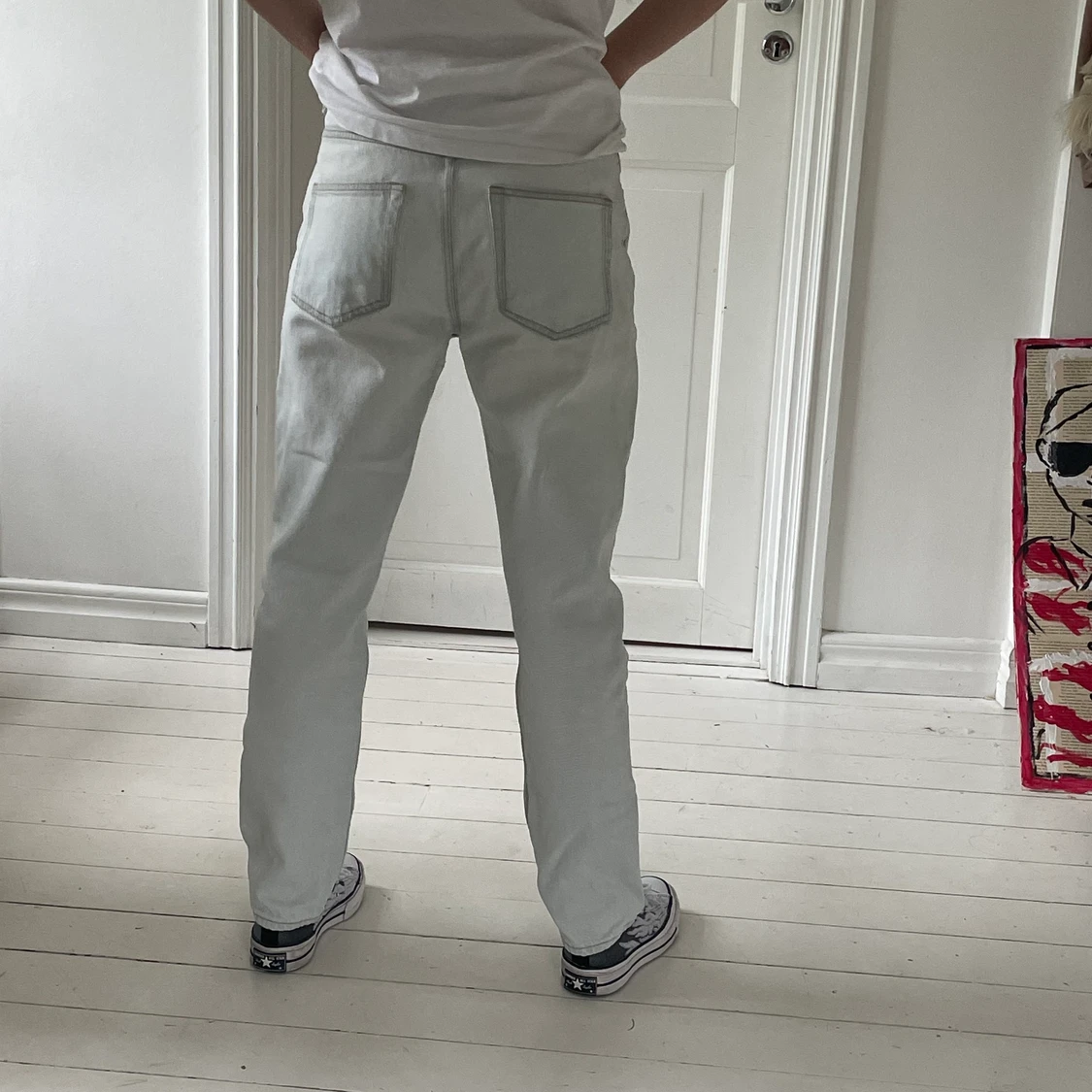 Lågmidjade jeans från weekday  - 91