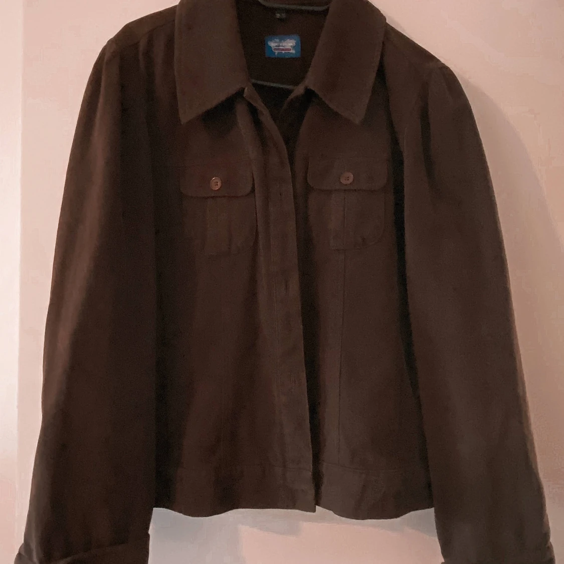 Brun manchesterjacka storlek 44