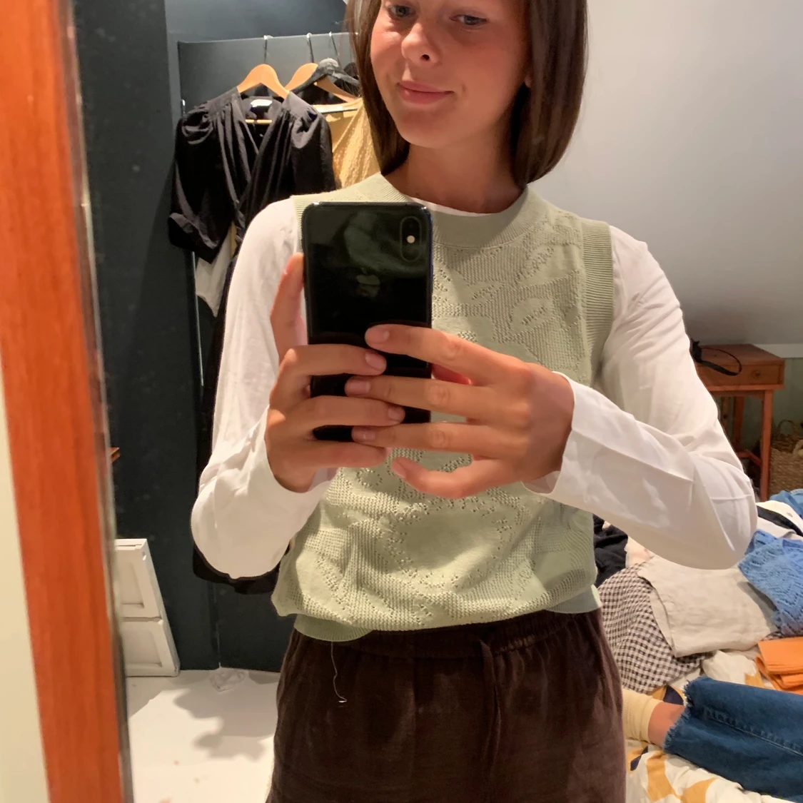 Virkad väst från monki