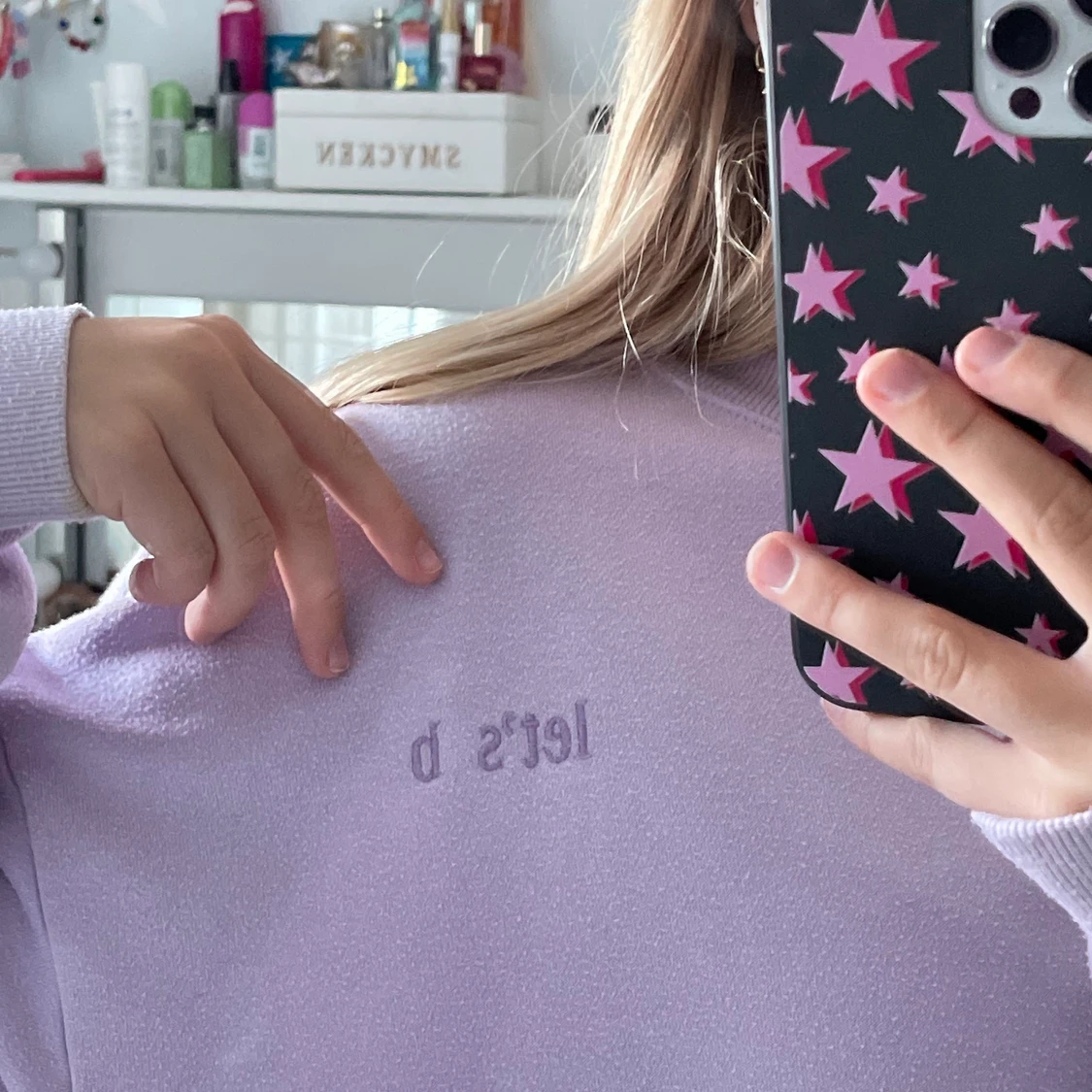 Sweatshirt lila - 91