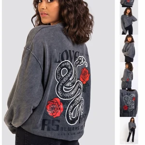 Stentvättad Sweatshirt M - Stentvättad sweatshirt från madlady i storlek M som inte säljs längre, nypris 499