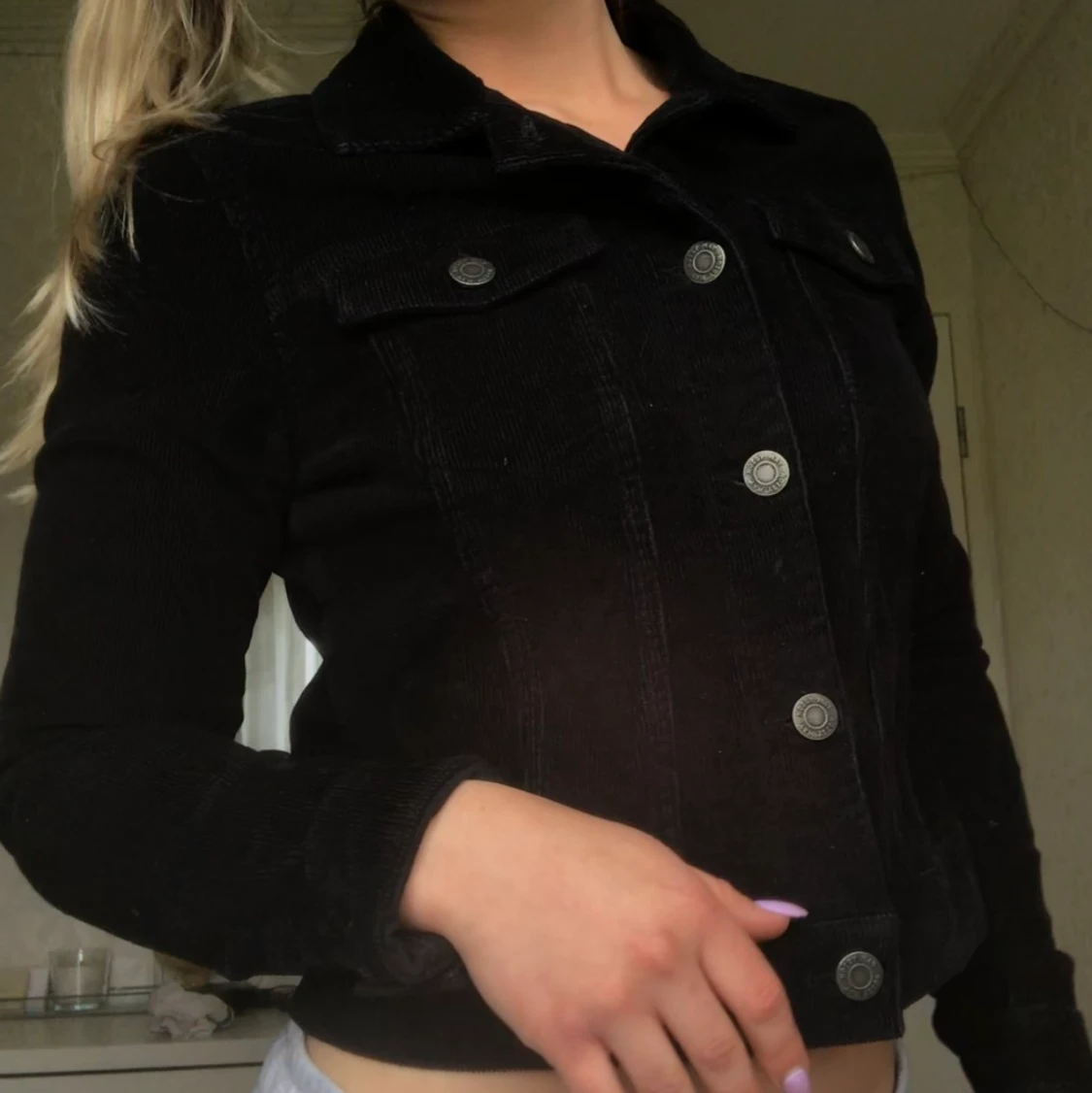 Manchesterjacka svart NOISY MAY 