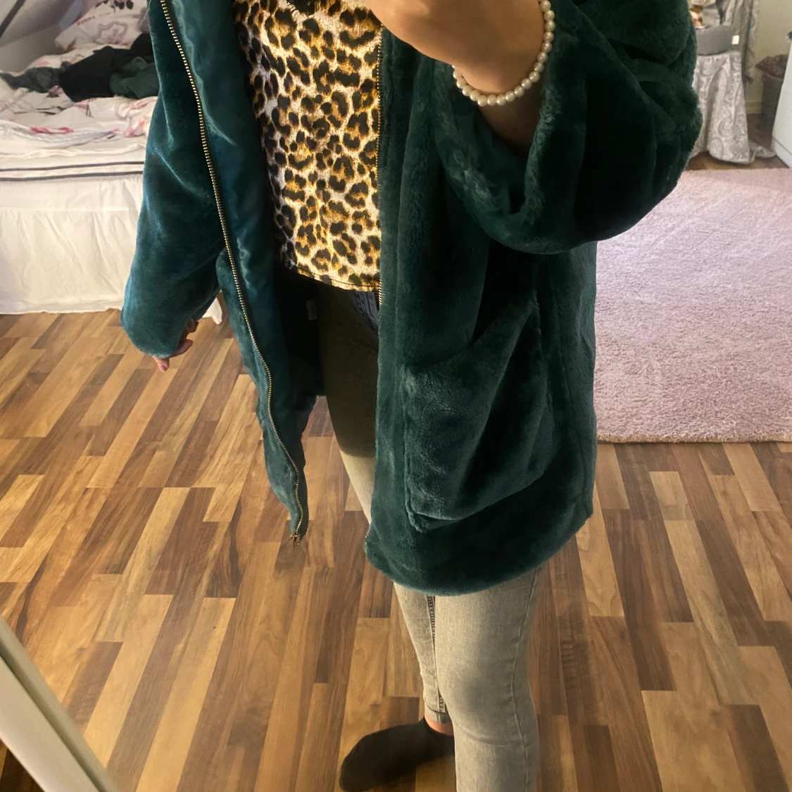 Fluffig jacka från Gekås, strl 36 - 91