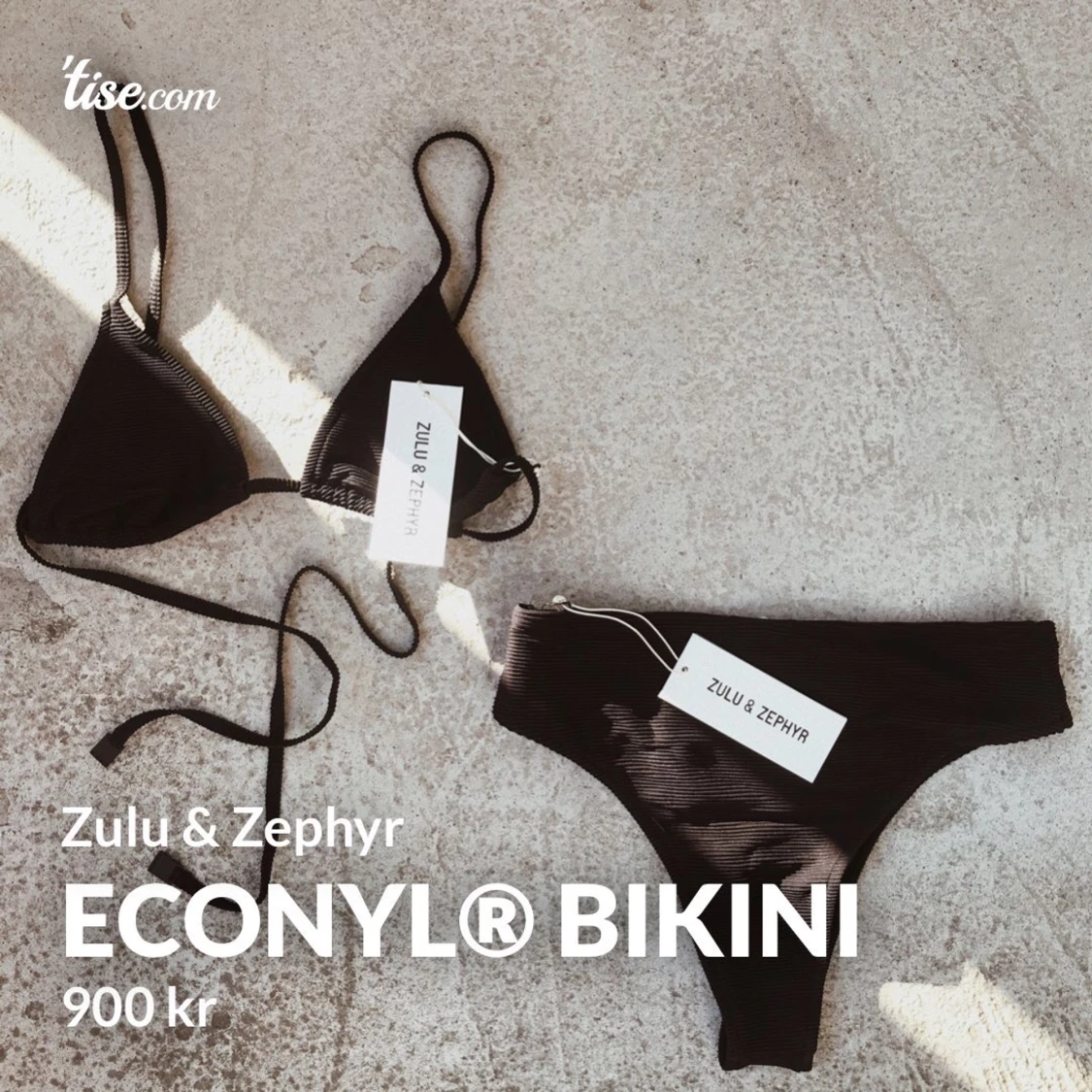 Zulu & Zephyr ECONYL bikini strl 38
