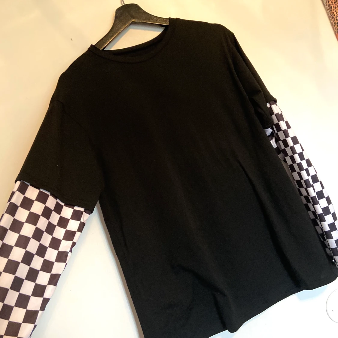 Tröja med bälte från SHEIN i stl S (oversize), oanvänt