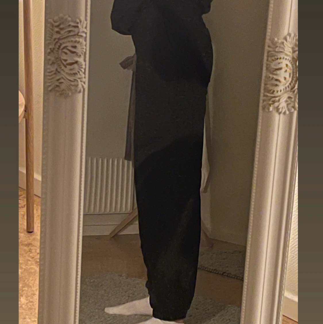 Svarta mjukisbyxor - 90