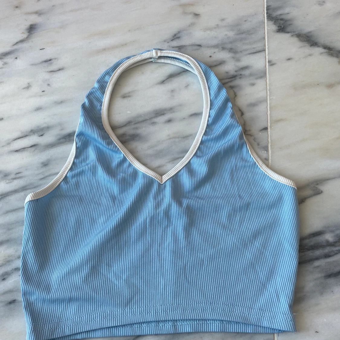 Ljus blå topp 
