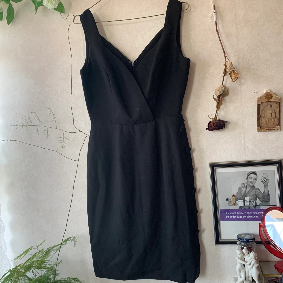 Deadstock svart klänning  - 90