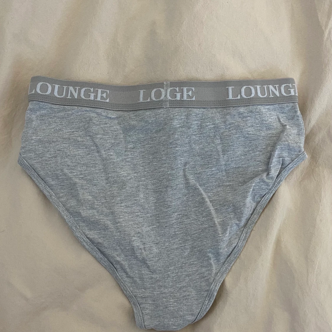 Lounge underpants highwaist gray S - 90