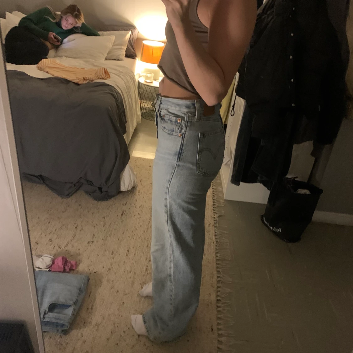 Blåa Levi's Jeans i strl 28.  - 90