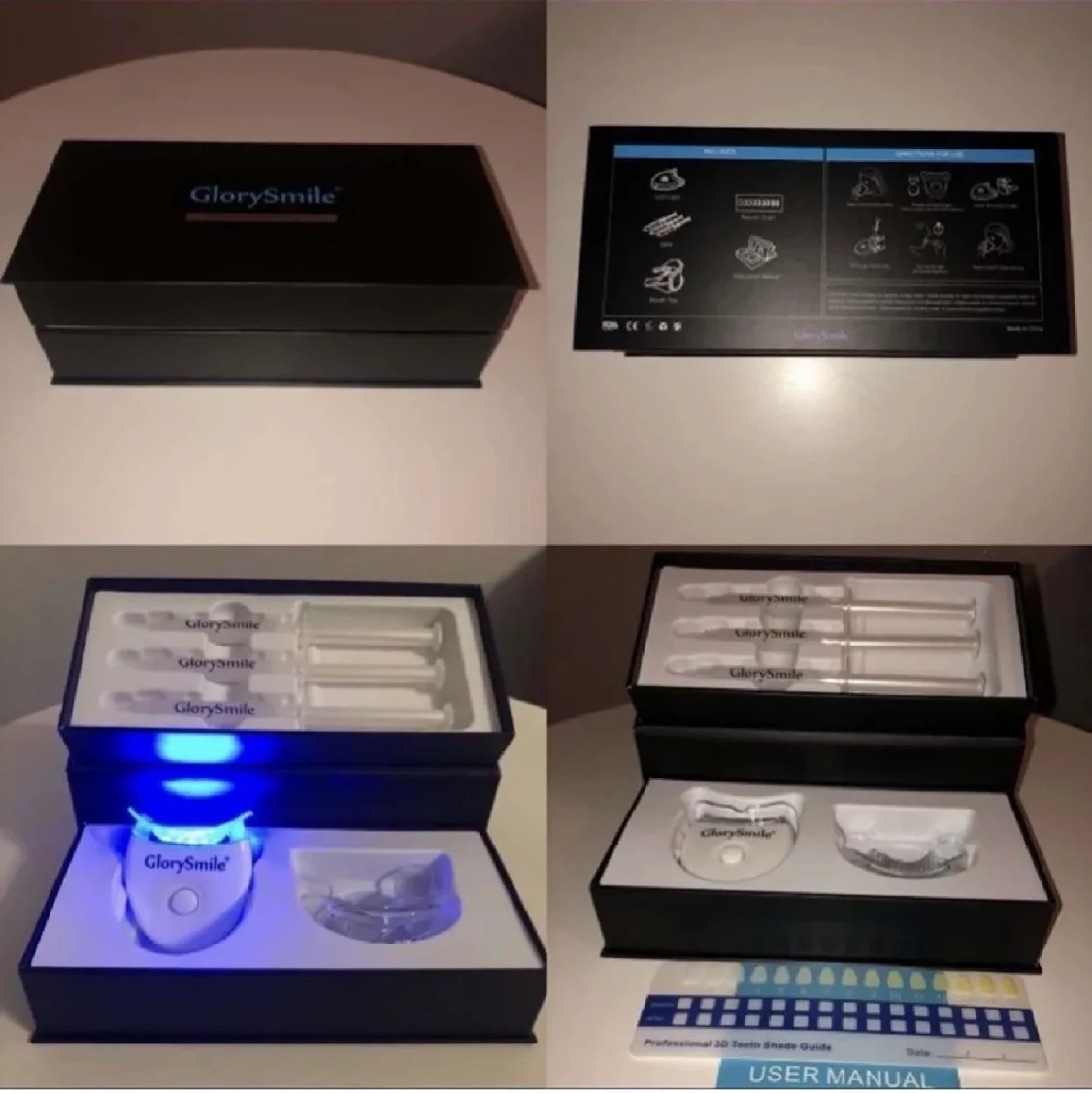 Oöppnade tandblekning