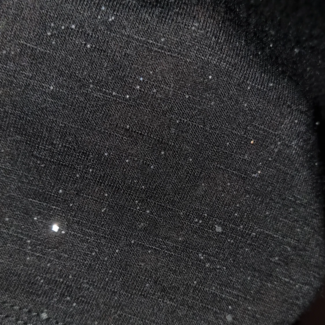 Svart långärmad tröja med glitter - 91