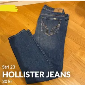 Storlek 23. Low waist. Hollister jeans 