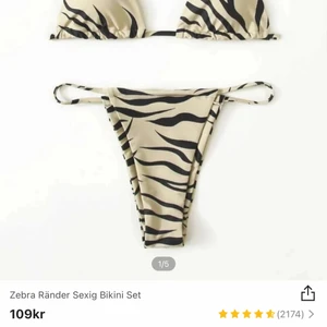 Bikini - Säljer min SHEIN bikin eftersom jag råkade beställa i fel storlek! I priset ingår inte frakt!