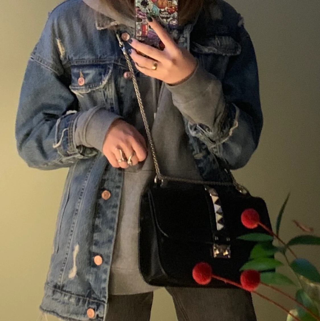 Snygg jeansjacka i oversize modell