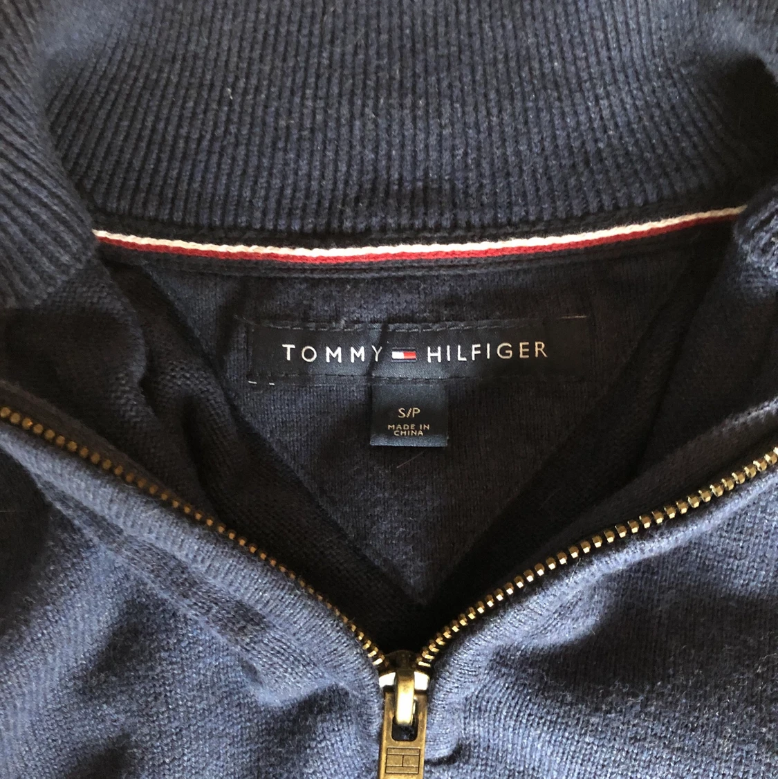 TOMMY HILFIGER Zip-up Sweater, Stl S - 91