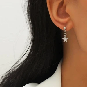 Örhängen - Örhängen i form av en stjärna och en måne. Endast testade. Köparen står för frakten! Skicka gärna ett meddelande om du har några frågor! 