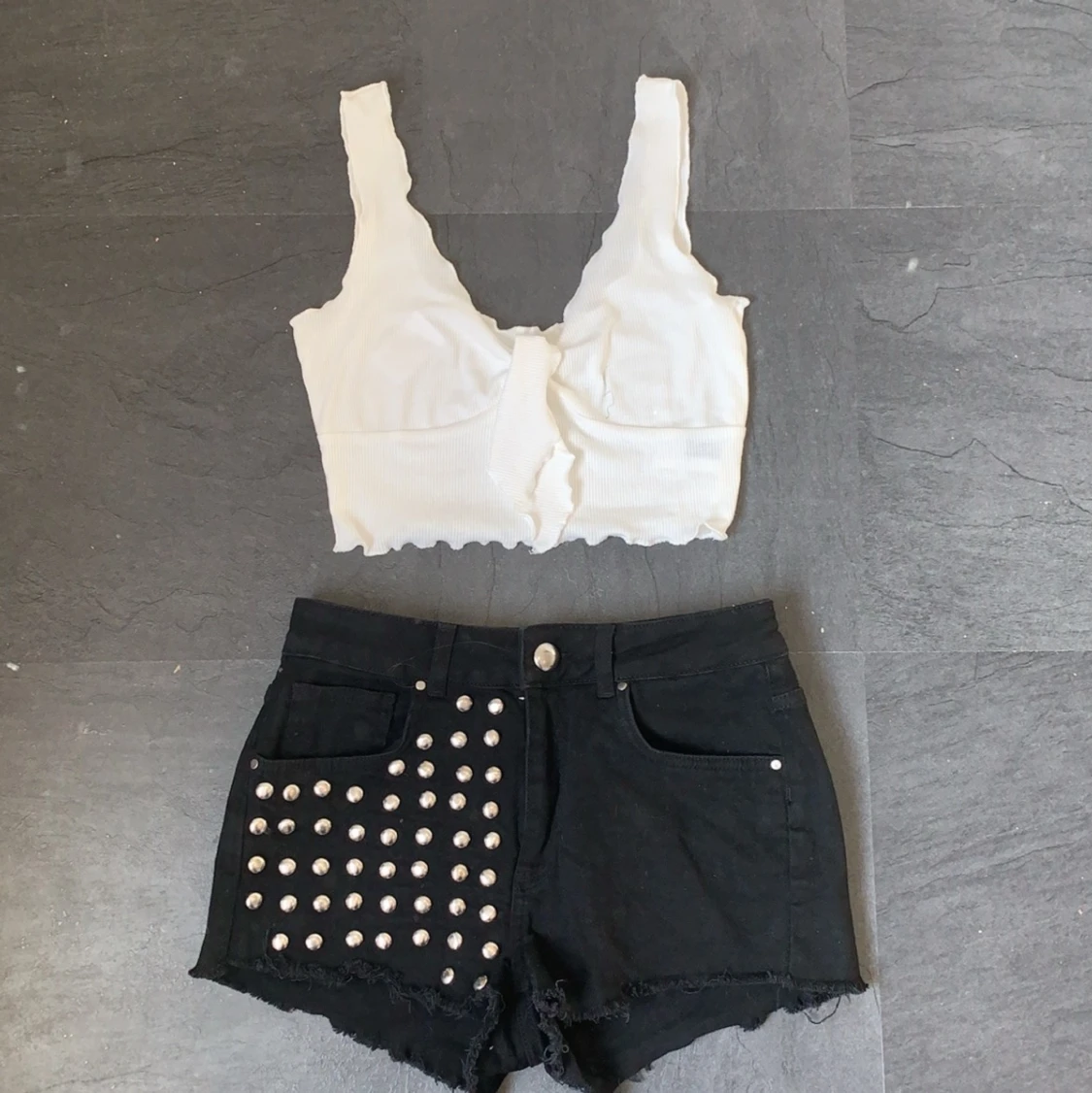 Topp shein men knytdetalj - 90