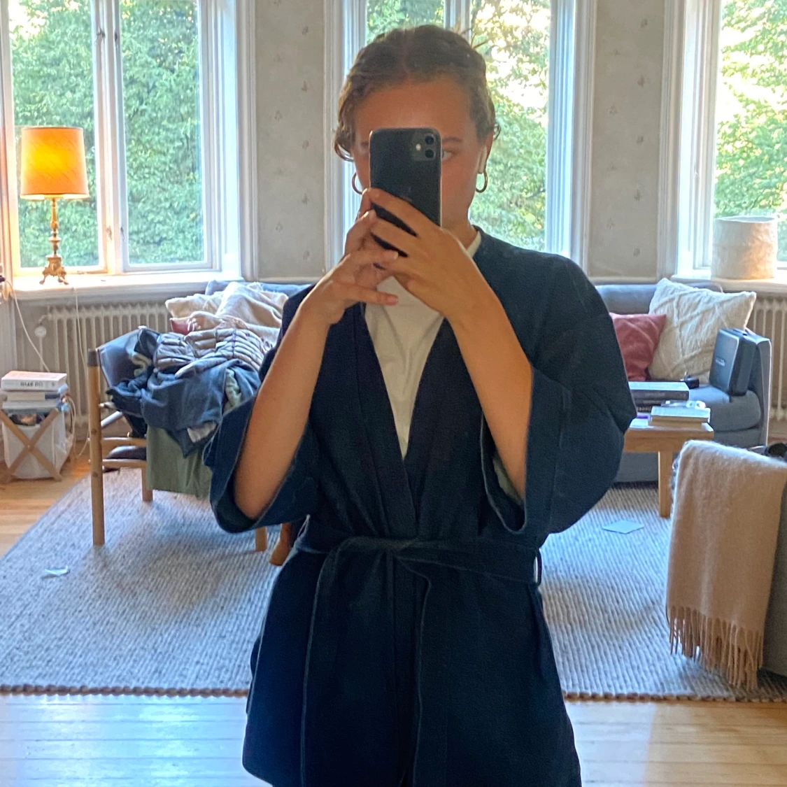 Jeansjacka kimono style  - 90