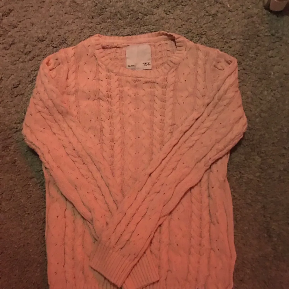 jättefin rosa stickad tröja från lager 157 ❤️. Stickat.