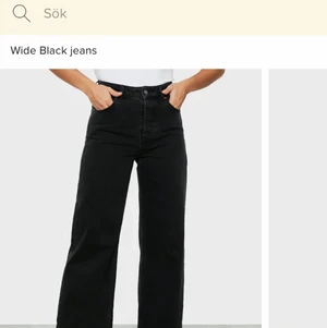 Wide black jeans - Har använts några gånger, super fin bikbok jeans. Kan tyvärr inte ha dom länger. Storlek 27❤️(köparen betalar frakten)