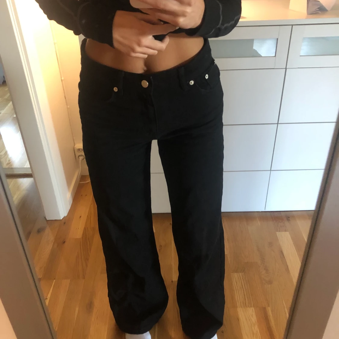 Junkyard svarta jeans stel 28
