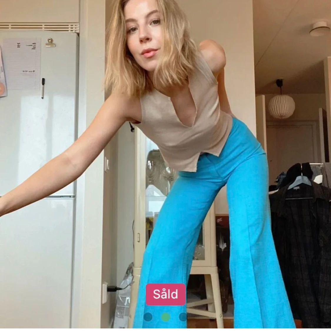 Unika exklusiva flared byxor  - 90