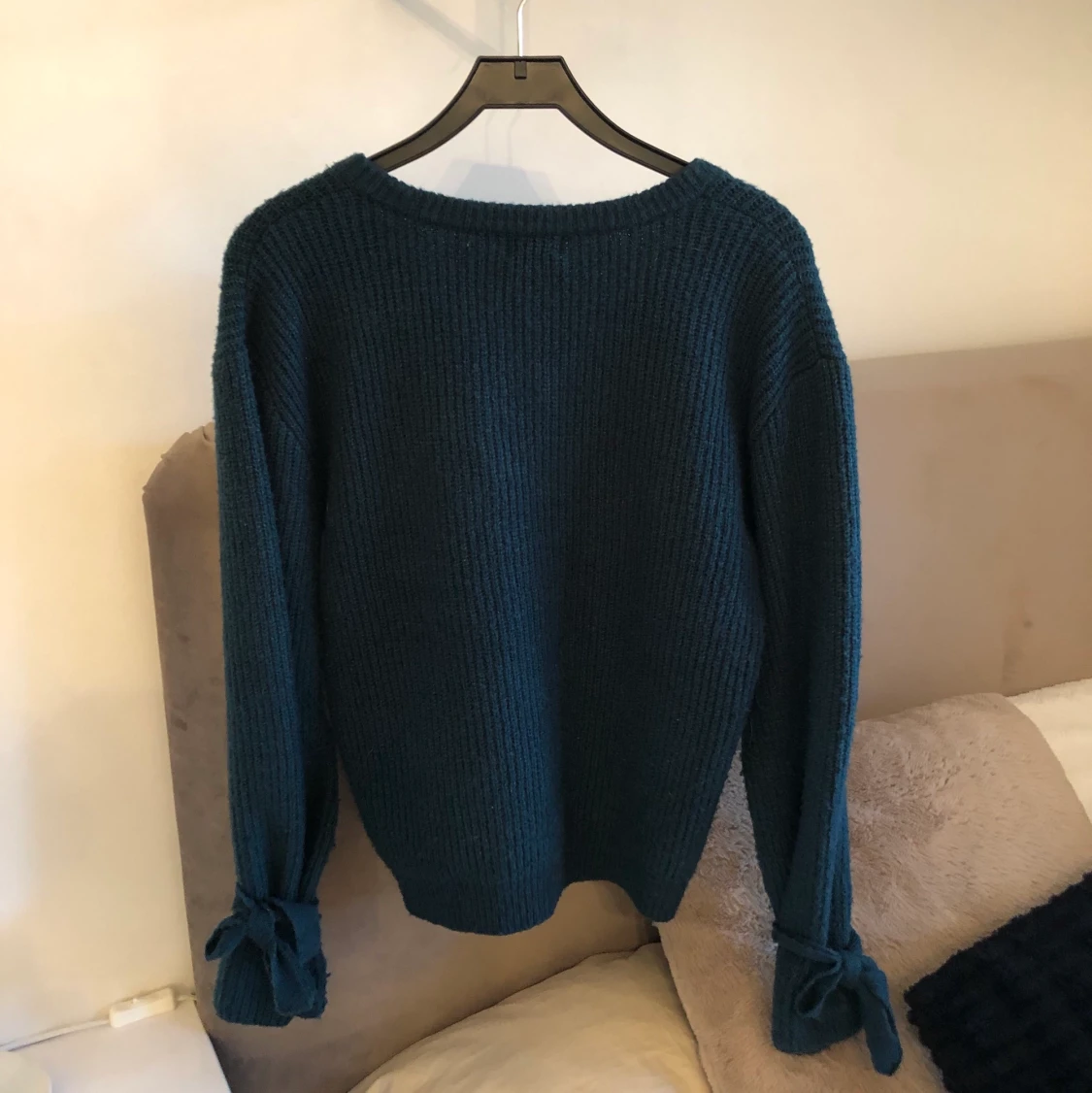 Linn Ahlborg X NA-KD stickad grön tröja - 90