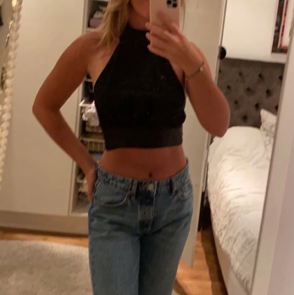 Så snygg svart topp!