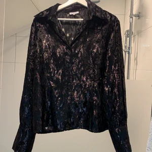 Blus - Fin blus som är lite genomskinlig på vissa ställen samt långa ärmar, skimrar lite.