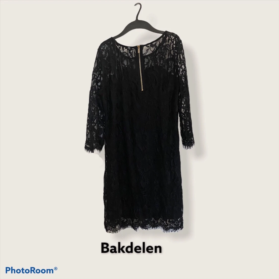 Svart nät klänning strl 38 - 90