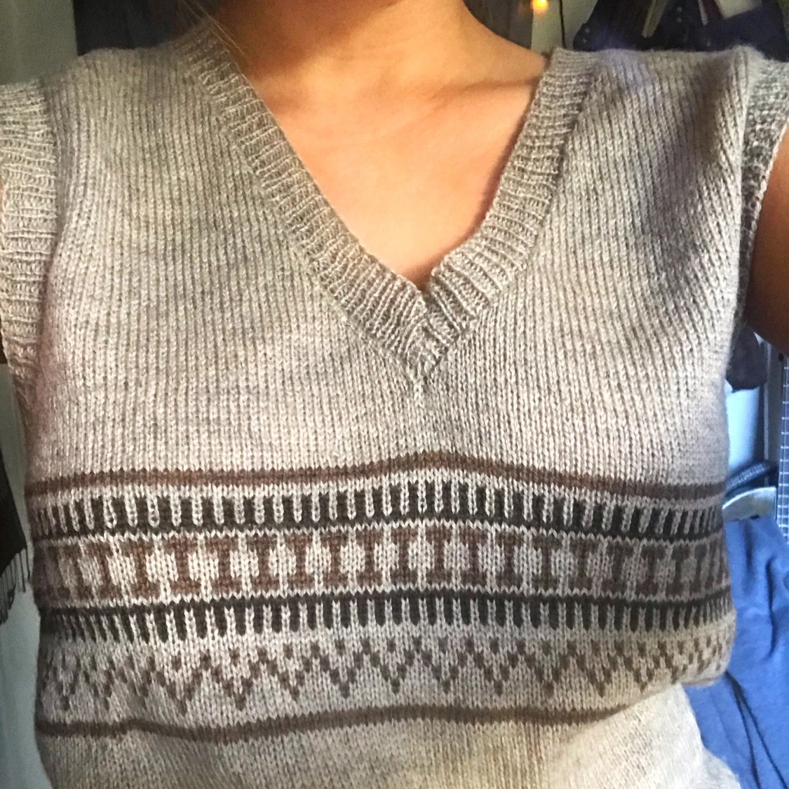 Mysig ”väst-cardigan” second hand  - 91