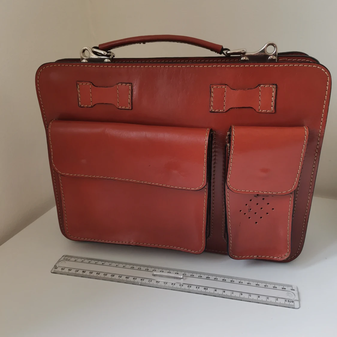 Briefcase leather