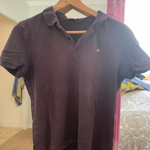 Piké  - Asfin pike i mörkblå/mörklila. Slim fit 