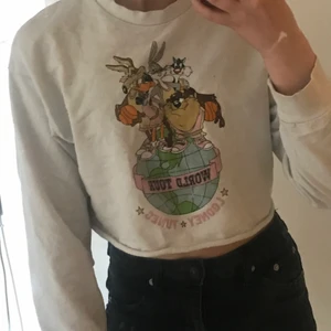 40kr - Söt magtröja med cartoon karaktärer från hm i storlek S nästan aldrig använd då det inte är min stil längre ☺️ 40kr+ frakt 24kr