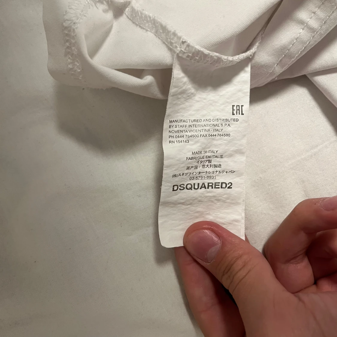 Vit t-shirt från Dsquared2 - 2