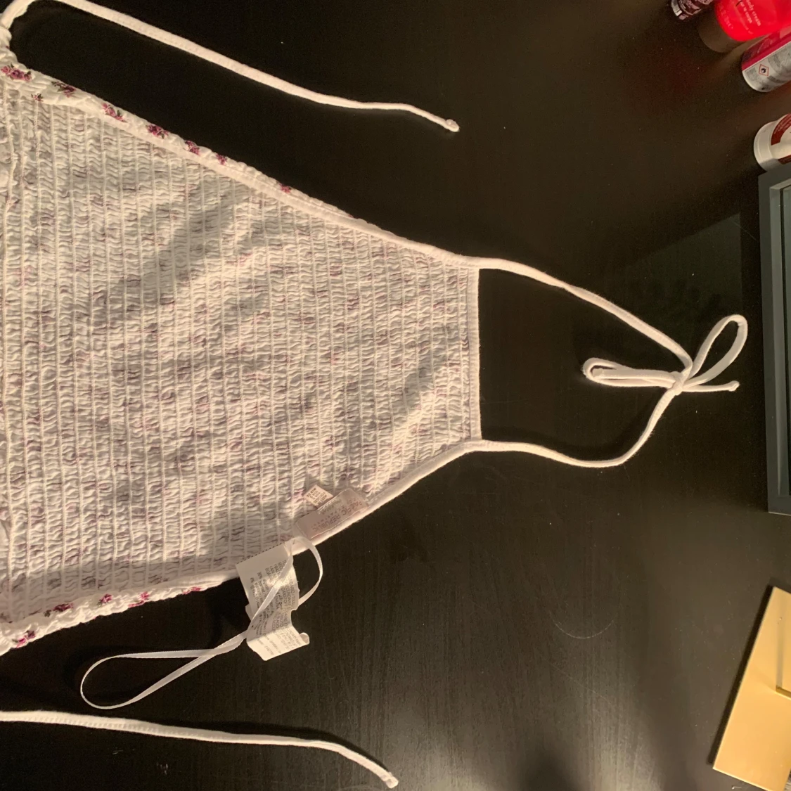 Vit blommig halterneck från Pacific Republic - 1