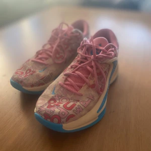 antetokounmpo letter bros - Riktigt sköna basketskor men helt okej skick. Ingen låda ingår. Skorna fungerar perfekt även fast den har en slitning. Ny pris är runt 1200kr