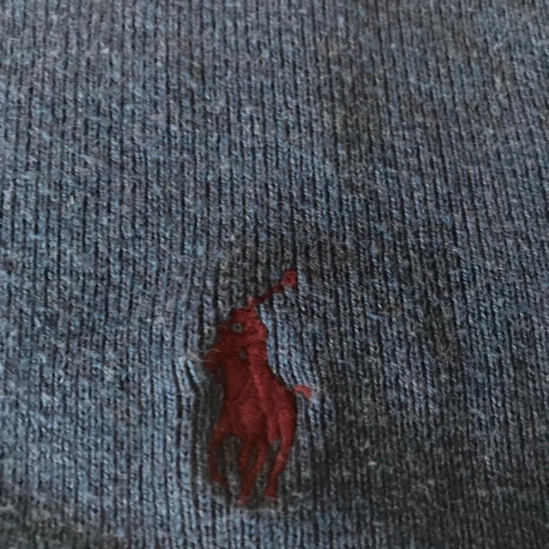 Blå stickad tröja från Polo Ralph Lauren - 1