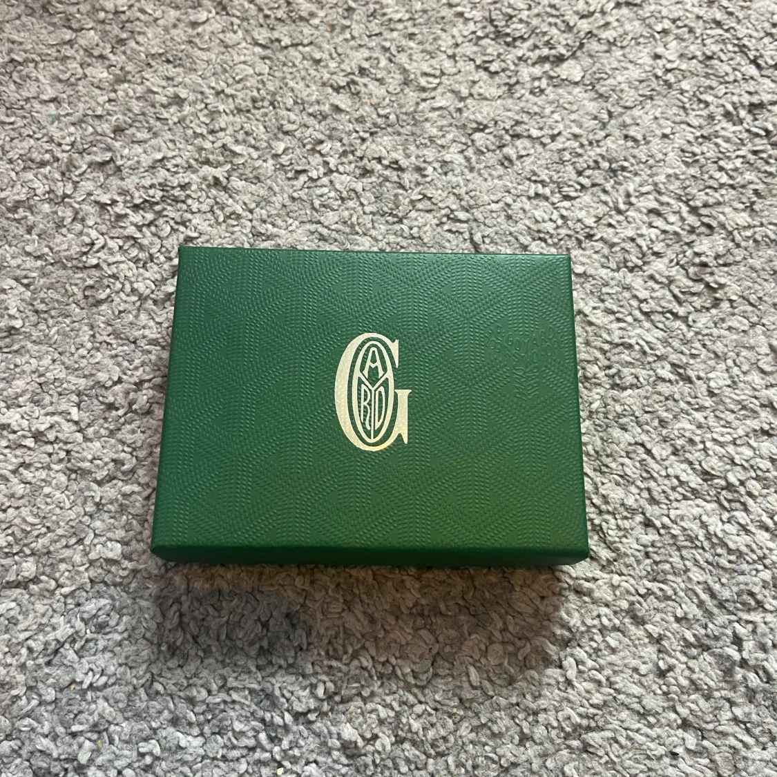 Marinblå korthållare med mönster - 4