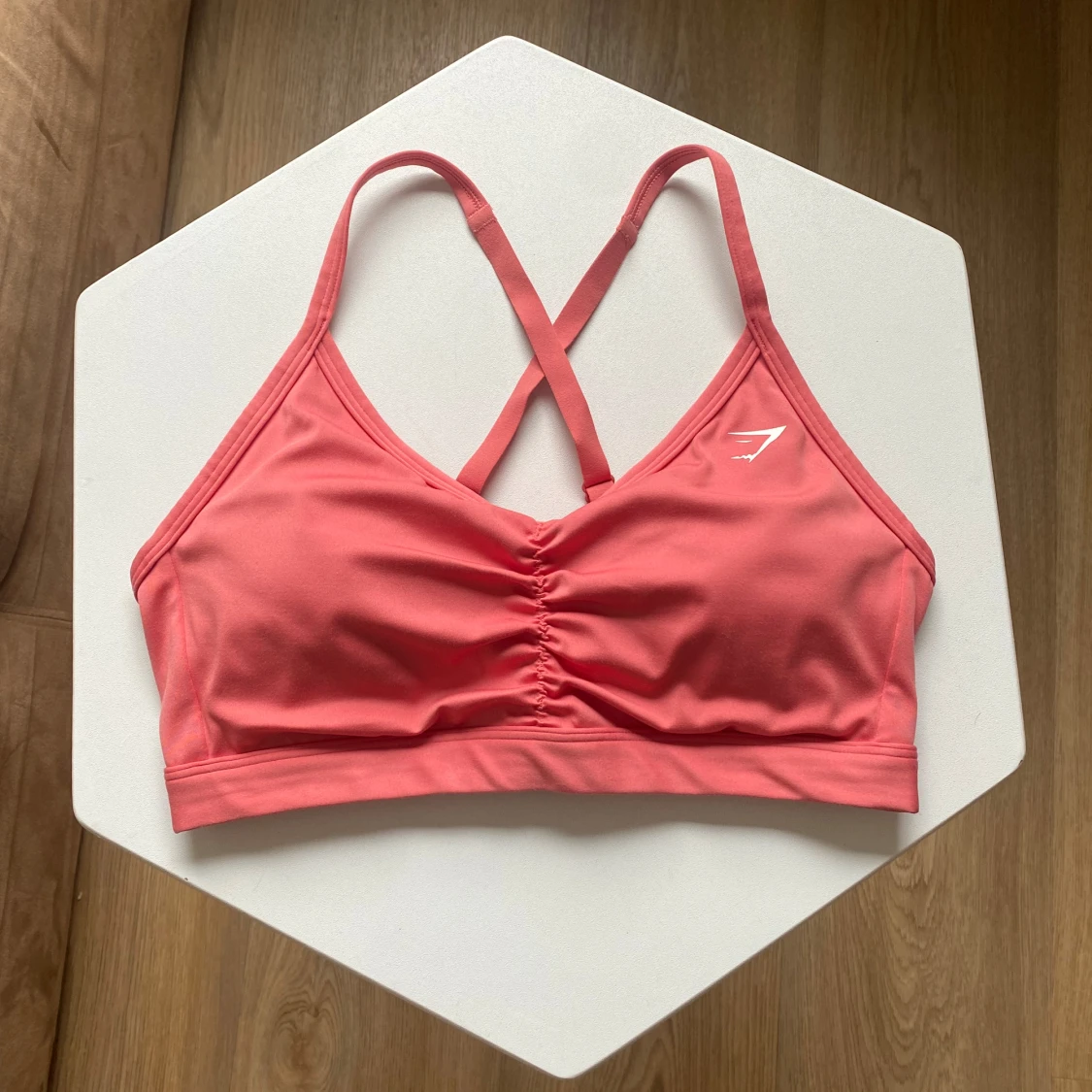 Rosa sport-bh från Gymshark