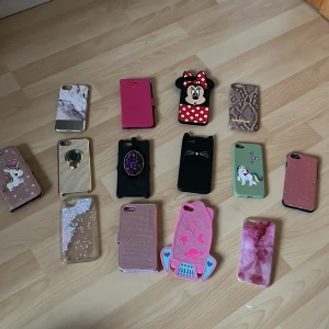 Olika mobilskal för iPhone 6-8 - Säljer flera mobilskal i olika stilar, säljer för 100kr för alla men 10kr st💕